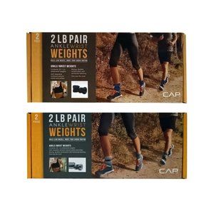 NIB Cap Two (2) Boxes 2 LB Pair Ankle / Wrist Weights
